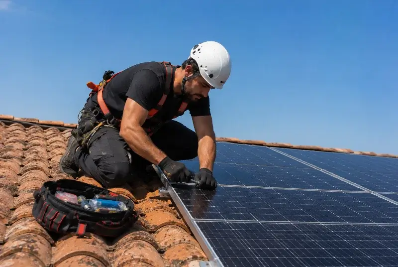 Maintenance et monitoring de panneaux solaires à Hornaing